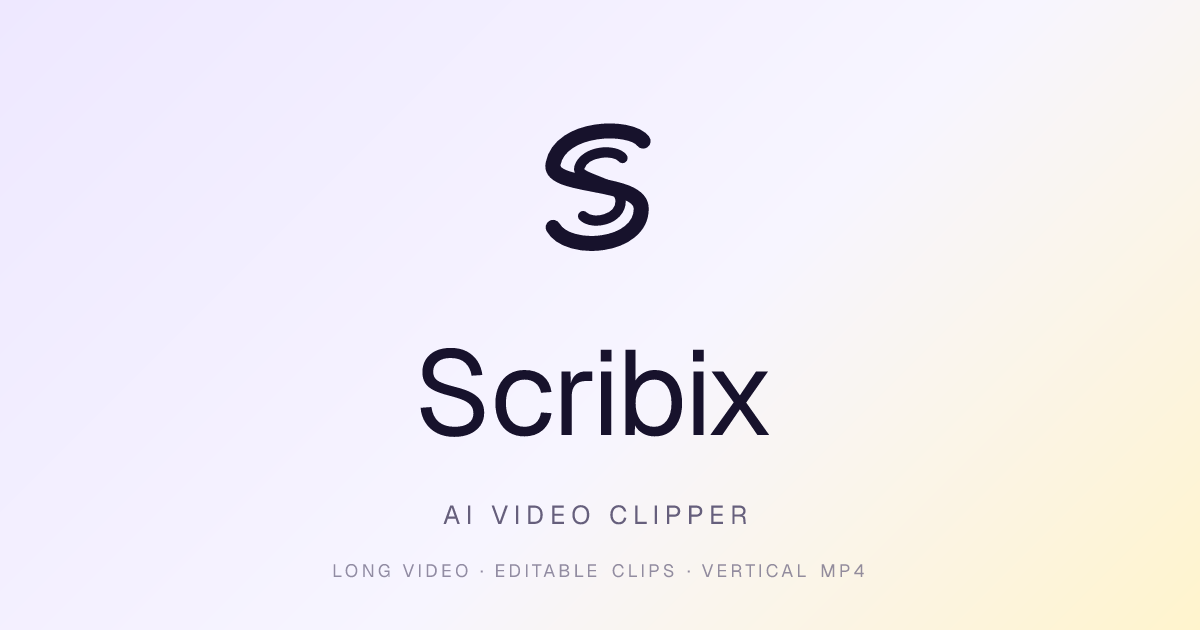 Scribix screenshot